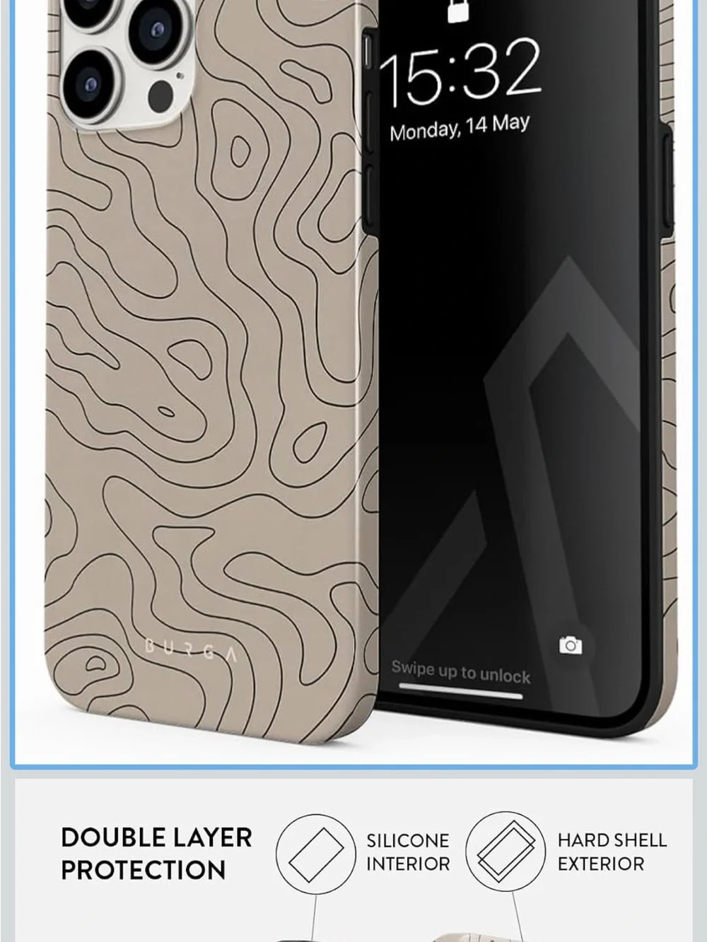 Burga Wild Terrain Design iPhone Case